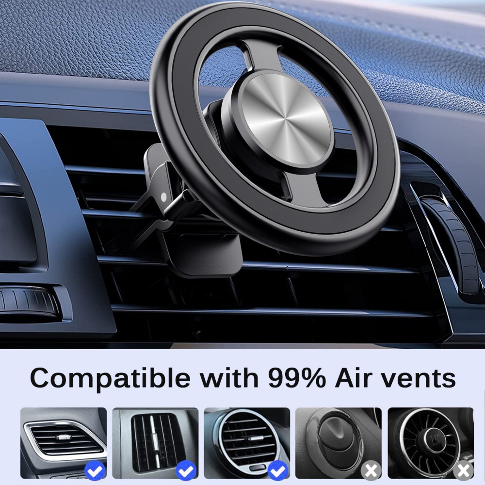 Magnetic Phone Holder For Car Vent - Magnetic Car Phone Holder Mini Universal