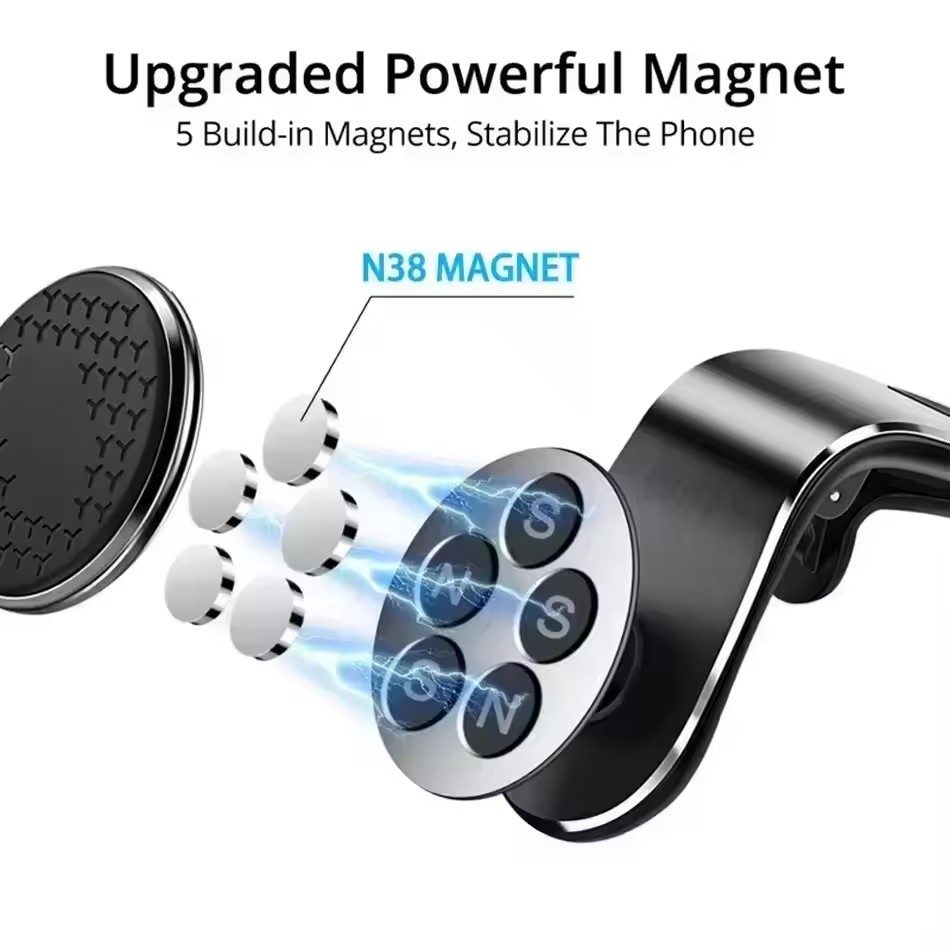Magnetic Car Phone Holder Univ - Magnetic Phone Holder For Car Vent 评论和价格