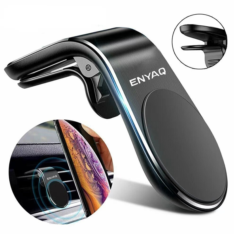 For skoda Enyaq Logo Car Phone - Magnetic Phone Holder For Car Vent 评论和价格