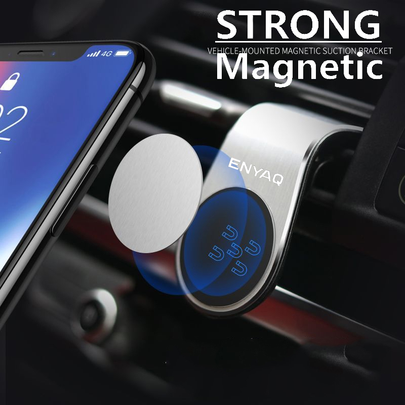 For skoda Enyaq Logo Car Phone - Magnetic Phone Holder For Car Vent 评论和价格