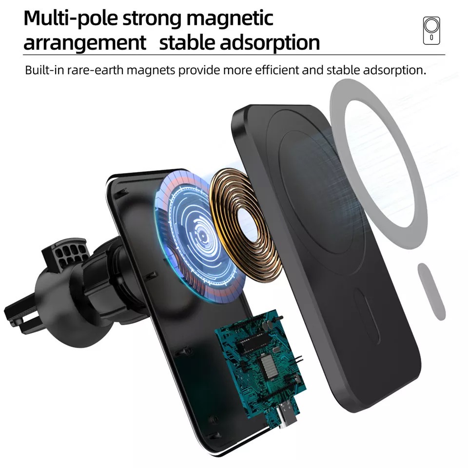 Wireless Charger Magnetic Car  - Wireless Car Charger Mount Fast Charging 评论和价格