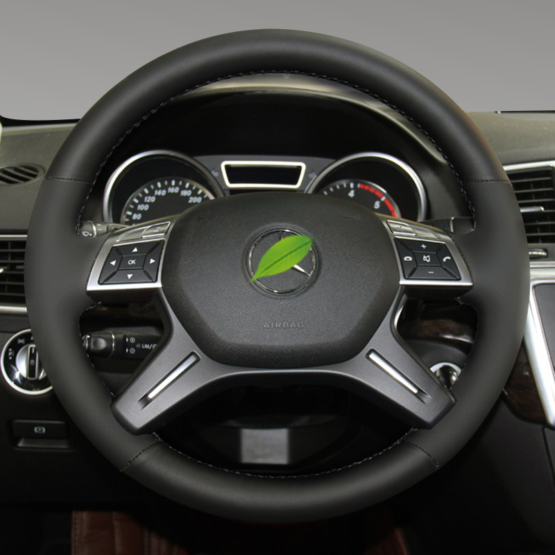 For Mercedes Benz C GL M Class - Car Steering Wheel Cover Anti Slip Breathable 评论和价格