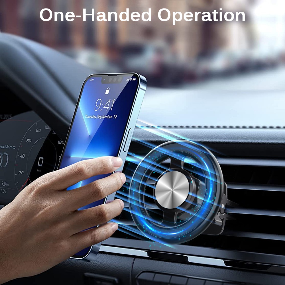 Magnetic Car Phone Holder Mini - Magnetic Phone Holder For Car Vent 评论和价格