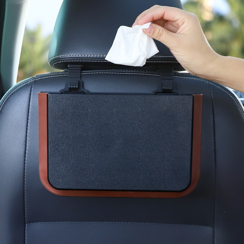 Car Trash Can Hanging Folding  - Waterproof Car Trash Can With Lid 评论和价格